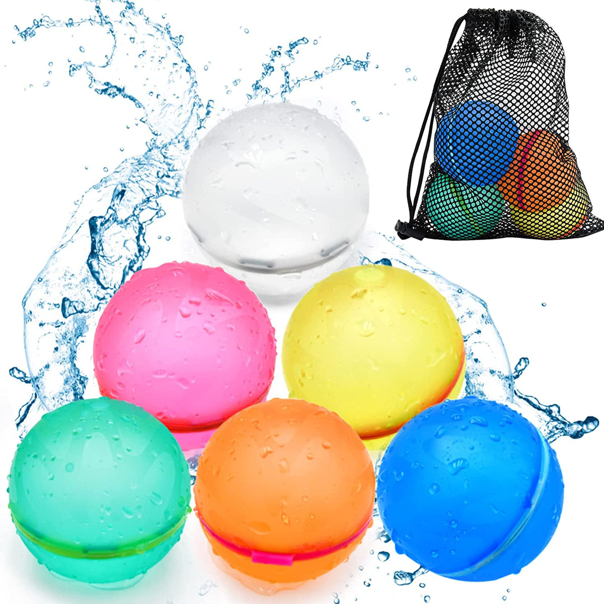 Duvallo Reusable Water Balloons (12 pcs)